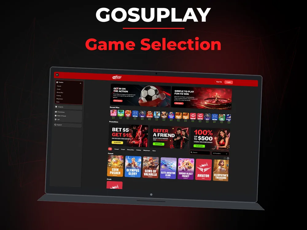 Gosuplay - Game Selection