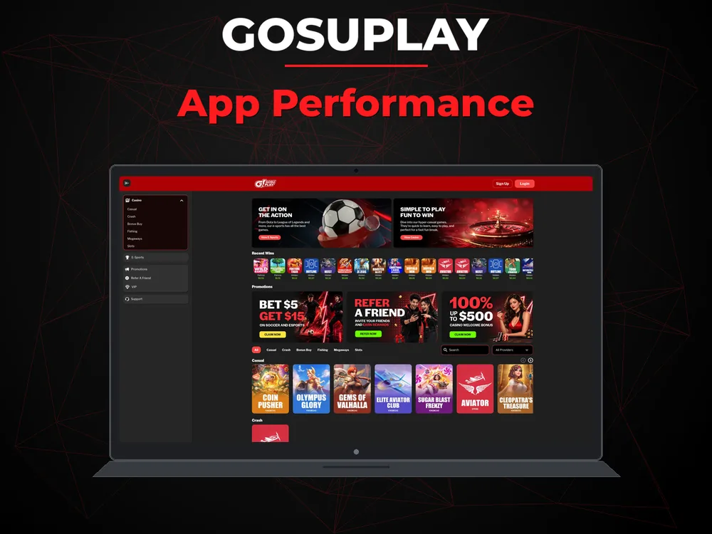 Gosuplay - App Performance